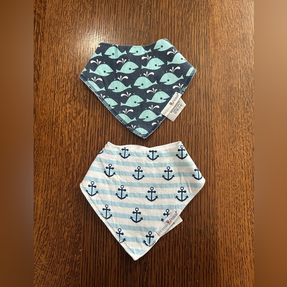 PRIMO PASSI Nautical Themed Kids Bandana Bib Set - Picture 1 of 4